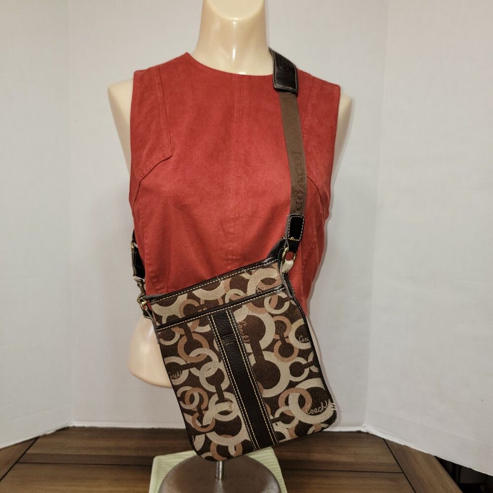 Coach Small Brown Crossbody Bag / Purse